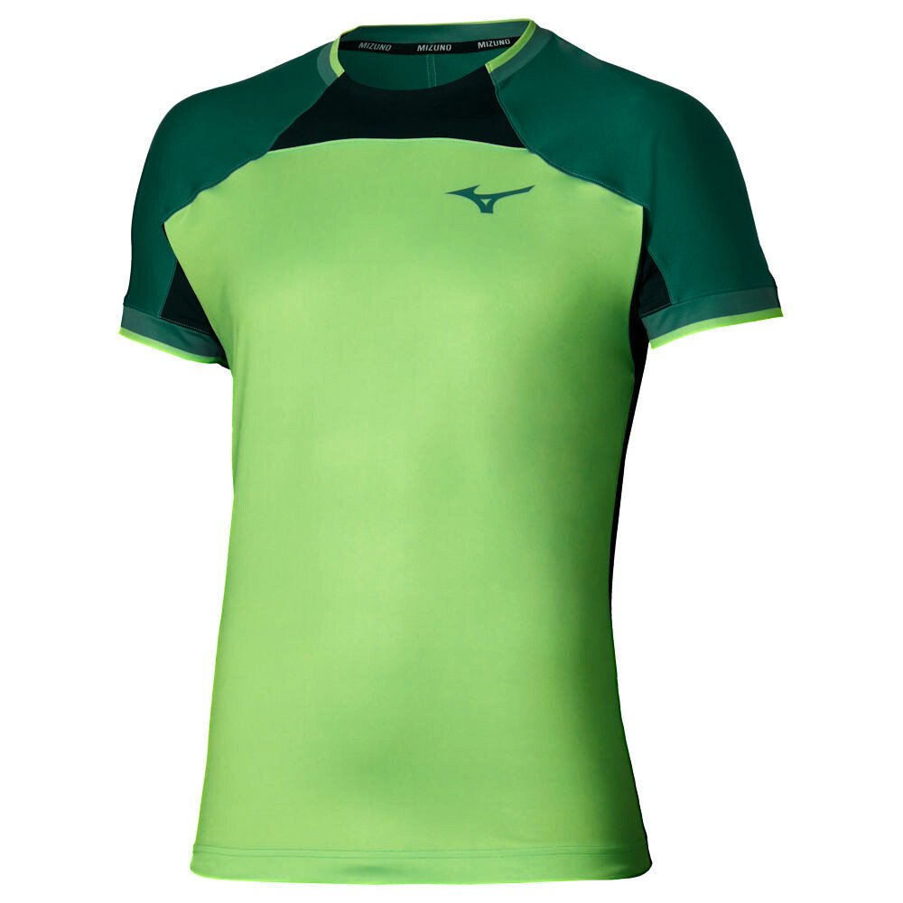 Koszulka męska Mizuno Stargazer Shadow Graphic Short Sleeve Tee Glowing Apple S