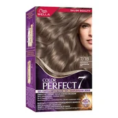 Farby do włosów i szampony koloryzujące - Wella Color Perfect 7, farba do włosów, 7/18 mroźny perłowy blond, 50ml - miniaturka - grafika 1