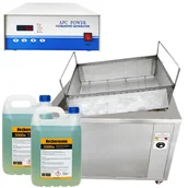 Myjki ultradźwiękowe - Myjka ultradźwiękowa Heckermann KS-360AL 135L + 10L płynu - miniaturka - grafika 1