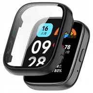 Akcesoria do smartwatchy - Etui Obudowa i szkło ochronne do Xiaomi Redmi Watch 3 Active czarne - miniaturka - grafika 1