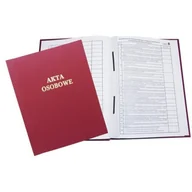 Segregatory - Teczka akt osobowych oklejana ABCDE z treścią bordo 1824-339-104 WARTA - miniaturka - grafika 1
