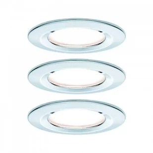 Paulmann Zestaw Oprawa wbudowana Nova Coin LED 3x6,5W 2700K 230V Chrom/Aluminium PL93463 - Lampy pozostałe - miniaturka - grafika 1