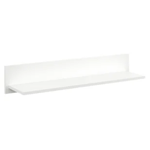 Biała Minimalistyczna Półka Ścienna Borneo 6S - Półki do salonu - miniaturka - grafika 1