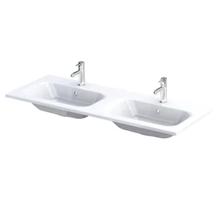Umywalka meblowa Oristo Are 121x46 cm prostokątna biały połysk UME-AR-120-92-D - Umywalki - miniaturka - grafika 1