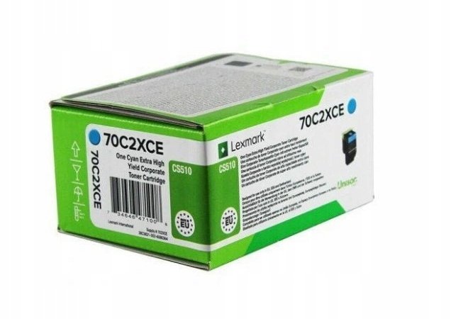 Lexmark Toner 70C2XCE Cyan 4K 702XCE CS510de, CS510dte