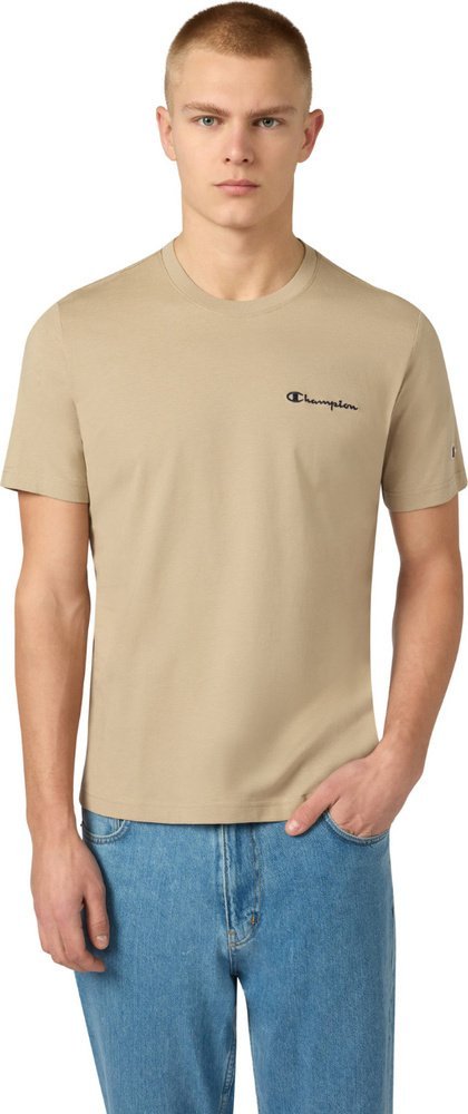Champion Koszulka męska Champion SS Tee beżowa 221798 MS041 M
