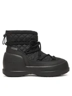 Śniegowce damskie - Moon Boot Śniegowce Mb Mezzaluna Quilted Mid Wp 80D2500020 Czarny - miniaturka - grafika 1
