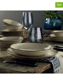 Serwisy obiadowe - Hermia 24-częściowy zestaw w kolorze beżowym - miniaturka - grafika 1