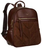 Plecaki - Plecak Damski 6856-2 BROWN - miniaturka - grafika 1