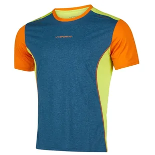 Koszulka męska La Sportiva Tracer T-Shirt M Rozmiar: L / Kolor: niebieski/żółty - Koszulki sportowe męskie - miniaturka - grafika 1