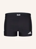 Kąpielówki męskie - Adidas Kąpielówki 3-Streifen 3-Inch schwarz - adidas - miniaturka - grafika 1