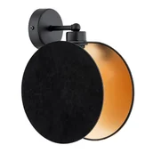 Lampy ścienne - MOTIF K1 BLACK/GOLD oprawa oświetleniowa - miniaturka - grafika 1