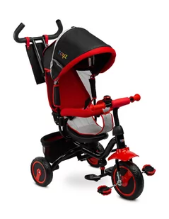 Caretero by Toyz Timmy   trzykołowy czerwony - Rowerki trójkołowe - miniaturka - grafika 1