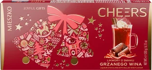 MIESZKO CHEERS LIKWORY GRZANE WINO 180gx12szt - Bombonierki i czekoladki - miniaturka - grafika 1