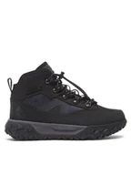 Buty dla chłopców - Timberland Trzewiki Gs Motion 6 Mid F/Lwp TB0A673Z0151 Czarny - miniaturka - grafika 1