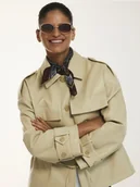 Czapki damskie - Reserved - Jedwabna apaszka - wielobarwny - miniaturka - grafika 1