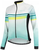 Kurtki damskie - Damska Kurtka Rowerowa  Rogelli Impress Winterjacket | Turquoise/Yellow - Rozmiar S - miniaturka - grafika 1