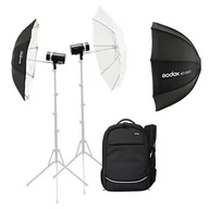 Lampy studyjne - Quadralite Zestaw Backpack KIT GODOX AD300 PRO TTL - miniaturka - grafika 1