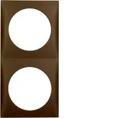 Klawisze i ramki - Integro Flow Ramka 2-krotna, brązowy, mat Berker 918262511 - miniaturka - grafika 1