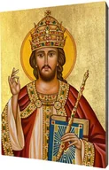 Ikony i obrazy sakralne - Ikona Chrystus Król - miniaturka - grafika 1