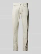 Spodnie męskie - Spodnie o kroju tapered fit z 5 kieszeniami model ‘Lyon’ - miniaturka - grafika 1