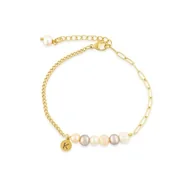 Bransoletki - Baby Bestseller! Bransoletka z trójkolorowymi Perłami - miniaturka - grafika 1