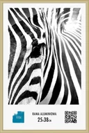 Ramki na zdjęcia - Nice Wall Rama aluminiowa 25x38 cm ALUCZ25X38 - miniaturka - grafika 1