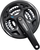 Części rowerowe - Shimano ALTUSMechanizm korbowy, 175 mmmm,42X32X22,z osłoną, czarny 4524667132738 - miniaturka - grafika 1