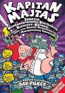 Kapitan Majtas. Inwazja nieprawdopodobnie nikczemnych kucharek z kosmosu - Książki edukacyjne - miniaturka - grafika 1