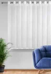 Firana Dekoracyjna Rebecca 400 x 150 Bia Przelotka - Firany - miniaturka - grafika 1