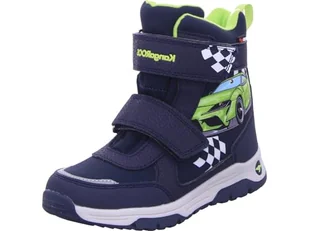 KangaROOS K-MJ Luxor V RTX SL śniegowce, dk Navy/Lime car, 32 EU, Dk Navy Lime Car, 32 EU - Śniegowce damskie - miniaturka - grafika 1