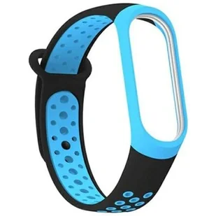 Beline pasek Mi Band 3/4 design czarno-niebieski/black-blue - Akcesoria do smartwatchy - miniaturka - grafika 5