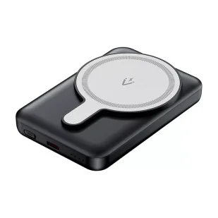 Powerbank VENTION Magnetic Wireless 5000mAh 20W Czarny - Powerbanki - miniaturka - grafika 2