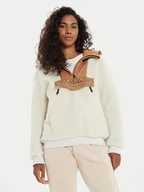 Bluzy damskie - Napapijri Polar Seline NP0A4HYO Écru Relaxed Fit - miniaturka - grafika 1