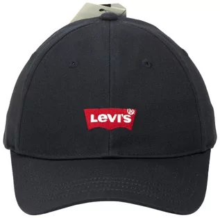 Czapki damskie - LEVIS czapka z daszkiem haft logo czarna 38021-0218 - grafika 1
