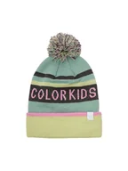 Czapki dla dzieci - Color Kids Czapka w kolorze turkusowo-żółtym - miniaturka - grafika 1