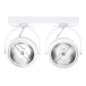 Lampy sufitowe - Milagro Lugar lampa sufitowa 2-punktowa biała ML5705 - miniaturka - grafika 1