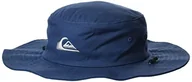 Czapki damskie - Quiksilver Męska czapka typu bucket Bushmaster ochrona przed słońcem z dyskietką, Indie atrament, L-XL - miniaturka - grafika 1