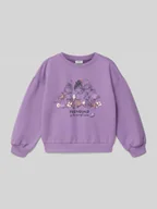 Bluzy dla dziewczynek - Bluza o kroju regular fit z mieszanki bawełny - miniaturka - grafika 1