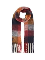 Czapki damskie - TOM TAILOR Męska czapka basic w jednolitych kolorach, 32310-Orange Colorful Block Check, jeden rozmiar - miniaturka - grafika 1