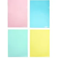 Teczki i skoroszyty - Biurfol Ofertówka A4 PP pastel mix (8szt) - miniaturka - grafika 1