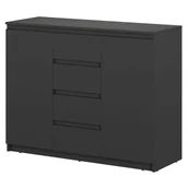 Komody - Komoda IDEA ID-04 czarna - miniaturka - grafika 1