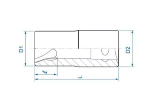 NASADKA 1/2" DO USZKODZONYCH ŚRUB M17 King Tony - Śrubokręty - miniaturka - grafika 2