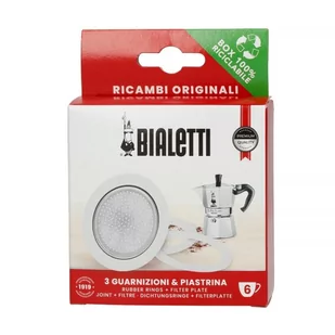 Bialetti Uszczelki do kawiarek aluminiowych 6 filiżanek 8006363010412 - Akcesoria i części AGD - miniaturka - grafika 1