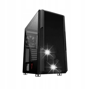 Obudowa Modecom Volcano Amirani czarna - Obudowy komputerowe - miniaturka - grafika 1