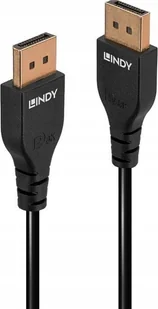 Kabel Lindy Cable Lindy Slim DisplayPort 1.4 Cable Lindy 3m - Kable komputerowe i do monitorów - miniaturka - grafika 1
