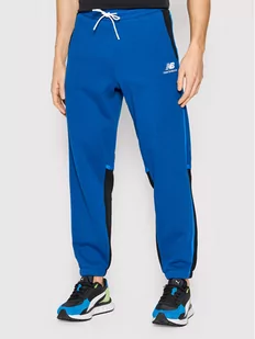NEW BALANCE Spodnie dresowe MP21500 Granatowy Active Fit - Spodnie sportowe męskie - miniaturka - grafika 1