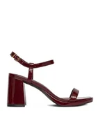 Sandały damskie - JENNY Sandały CEO-HY2464-1 Bordowy - miniaturka - grafika 1