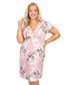 Piżamy damskie - Koszulka Evita Plus Różowy Xxxxl - miniaturka - grafika 1