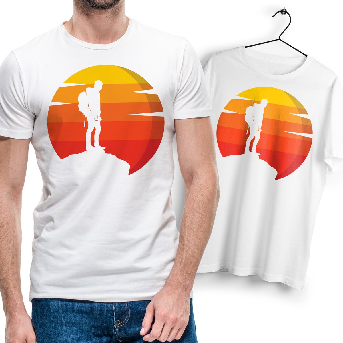 T-Shirt Podkoszulek Męski Outdoor living camping kemping góry Na Prezent